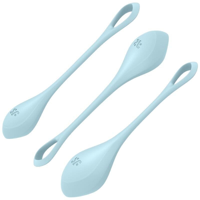 Liebeskugeln Satisfyer Yoni Power 2 Set Blau