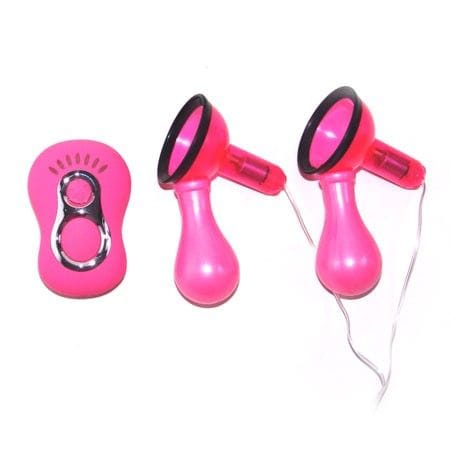 Nippelsauger mit Vibration Rosa