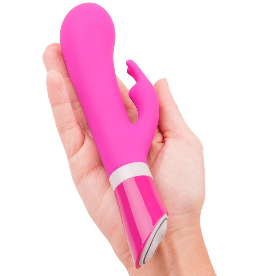Rabbit-Vibrator Bwild Deluxe Bunny Raspberry Weiß 19,03 x 3,75 cm