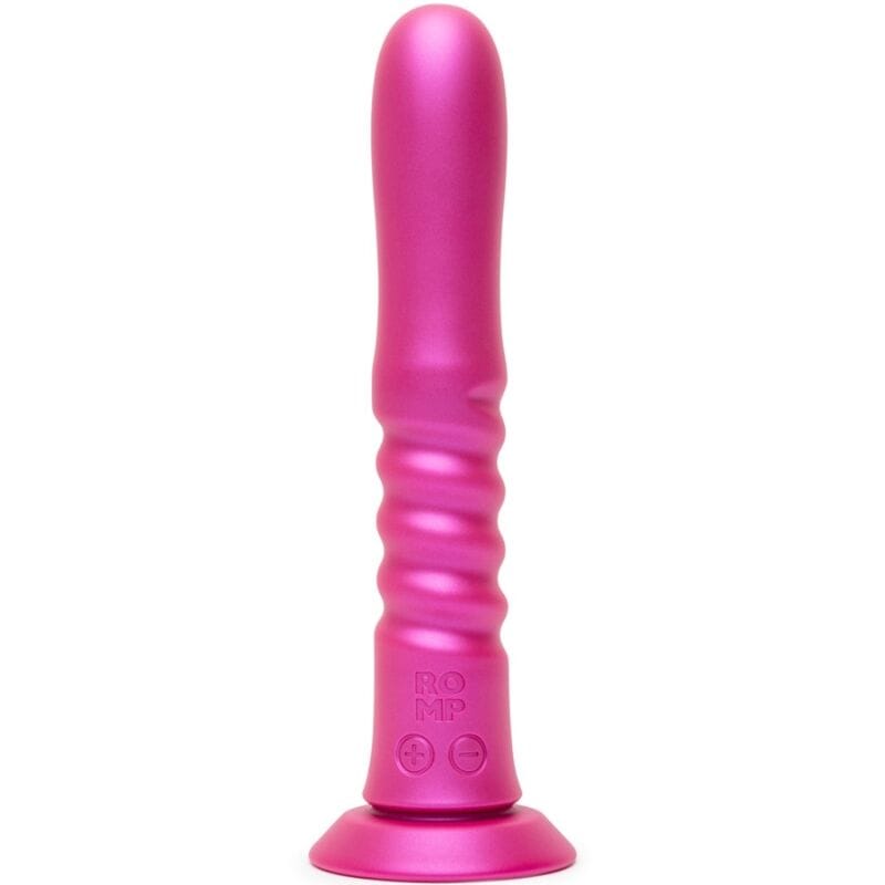 Vibrator Jiggle Auf-und-Ab mit Saugnapf Rosa